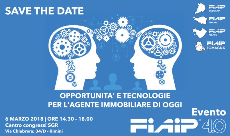 Scopri di più sull'articolo RIMINI | 06/03/18 | Fiaip 4.0 Tecnologie per Agenti