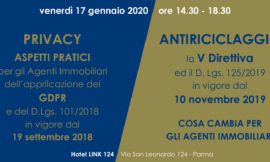 PARMA – 17/01/2020 | Privacy&Antiriciclaggio