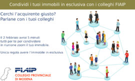 MODENA – 2/02/2021 | Condividi i tuoi immobili in esclusiva con i colleghi FIAIP