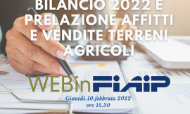 WebinFIAIP Emilia Romagna – 10/02/2022 | Novità legge di bilancio e prelazione affitti e vendite terreni agricoli
