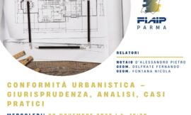 PARMA – 9/11/22 | Conformità Urbanistica – Giurisprudenza, Analisi, Casi pratici