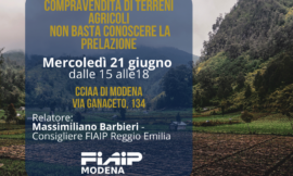 MODENA – 21/06/2023 | Compravendita terreni, non basta conoscere la prelazione