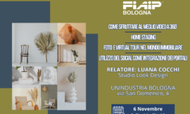 BOLOGNA – 6/11/2023 | Come sfruttare al meglio video a 360°, Home staging foto&virtual tour nel mondo immobiliare, l’uso dei social come integrazione dei portali