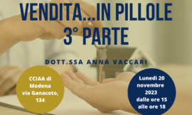 MODENA – 20/11/2023 | Psicologia di vendita…… in pillole – 3° parte