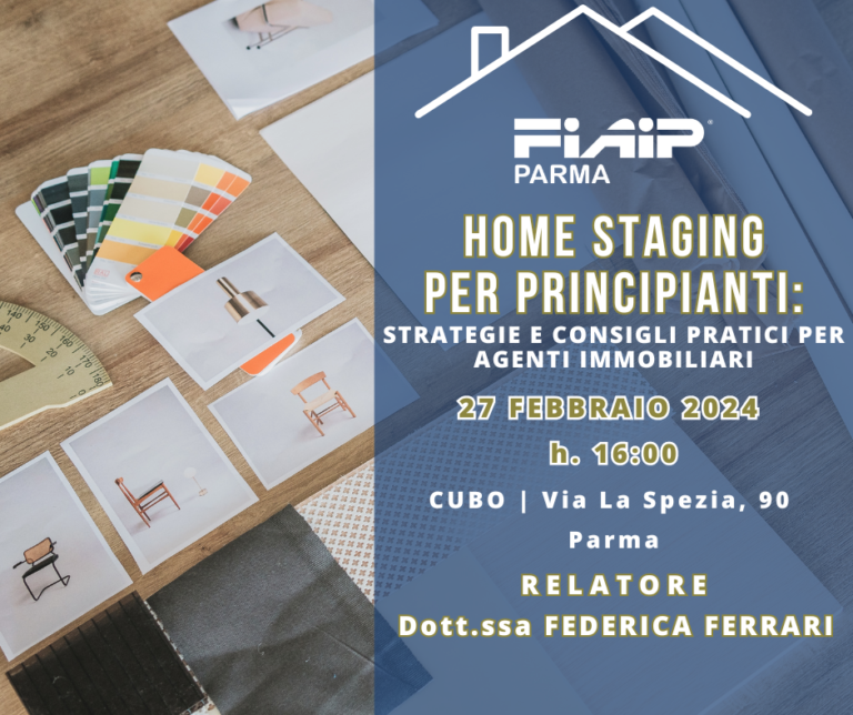 Scopri di più sull'articolo PARMA – 27/02/2024 | Home Staging per Principianti