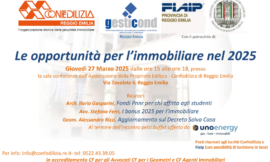REGGIO EMILIA – 27/03/2025 | Le opportunità per l’immobiliare nel 2025