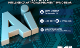 MODENA – 16/04/2025 | IA per AI – Intelligenza Artificiale per Agenti Immobiliari