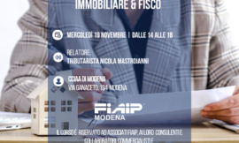 MODENA – 19/11/2025 | Immobiliare & Fisco