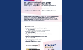 BOLOGNA – 27/11/2025 | Dal Nazionale al Regionale: Legge SalvaCasa e recepimento in Emilia Romagna-impatti e soluzioni