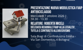 BOLOGNA & FERRARA | Presentazione nuova modulistica FIAIP Antiriciclaggio