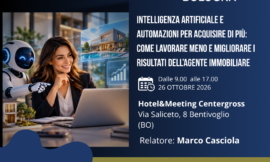 BOLOGNA | Intelligenza artificiale e automazioni per agenti immobiliari