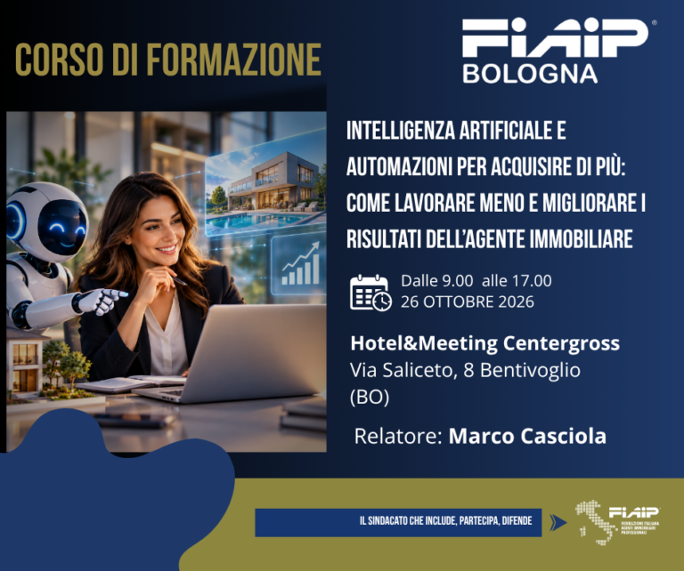 Scopri di più sull'articolo BOLOGNA | Intelligenza artificiale e automazioni per agenti immobiliari